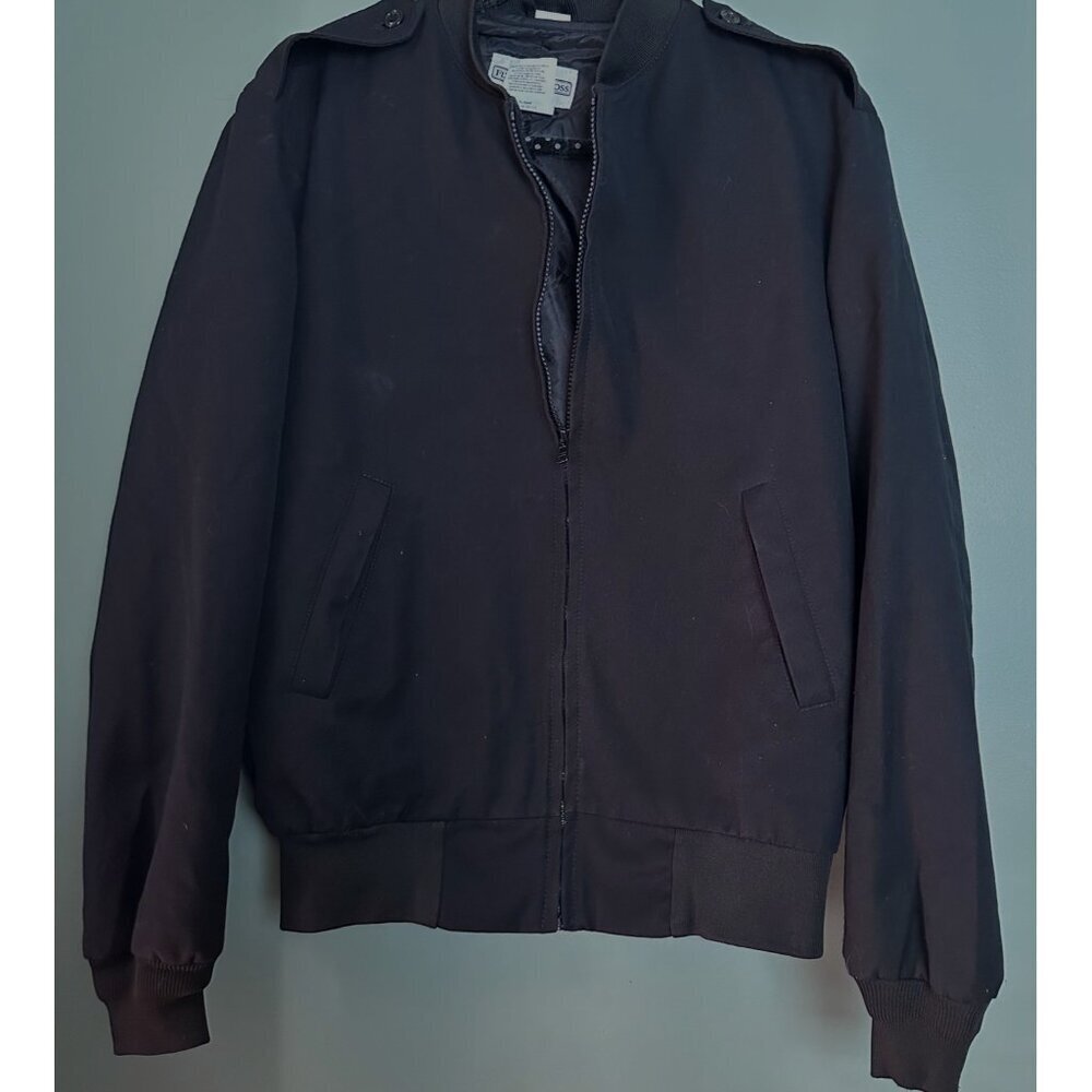 Flying Cross Men’s Black Wool-Poly Blend Jacket Size 38 Regular Workwear Coat